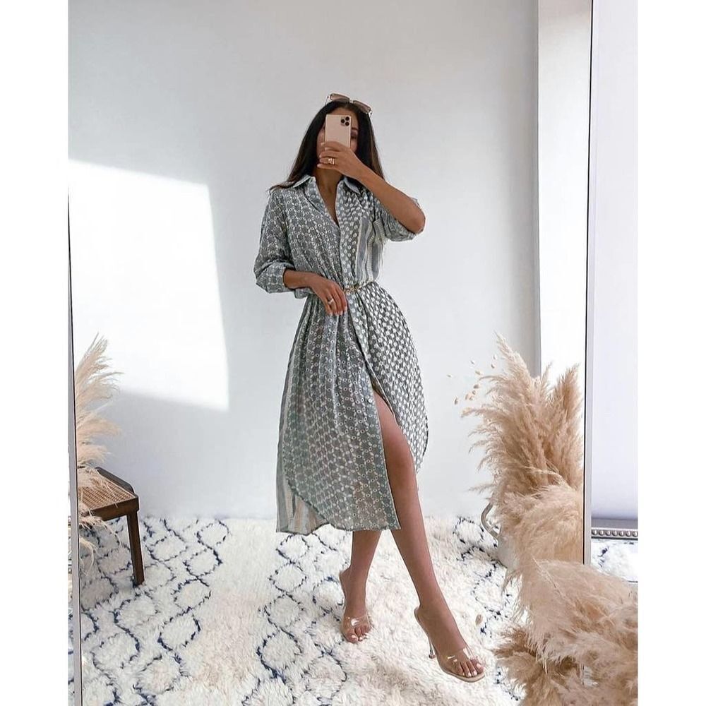 ZARA
Embroidered shirt dress New - Picture 10 of 11